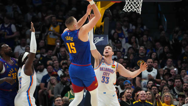 Nikola Jokic, Mike Muscala, Denver Nuggets